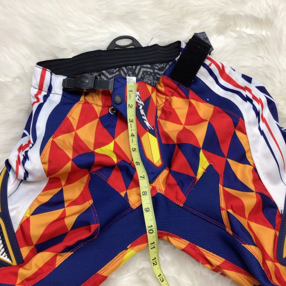 Fly Racing Pants Mens 30 Kinetic Tech Mid Rise Motocross Adjustable Waist - Picture 5 of 10